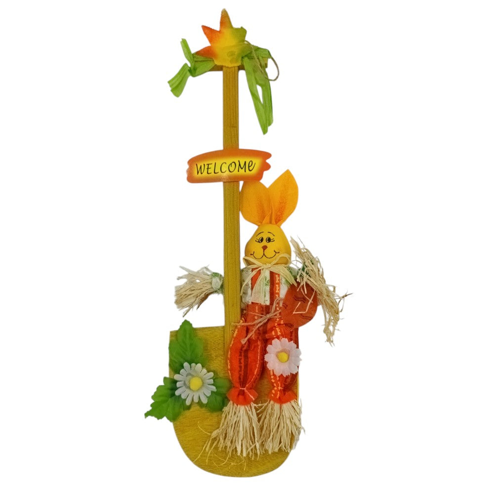 OEMΞύλινο Διακοσμητικό Φτυάρι Με Λαγουδάκι 'Welcome' 45εκ 2 Σχέδια- 1Τμχpapell.gr